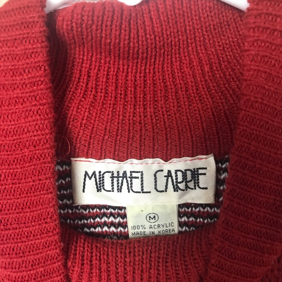 Michael Carrie Vintage Sweater Womens Christmas - Picture 3 of 5